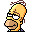 Homertopia Urbane Homer drunken fantasy Icon